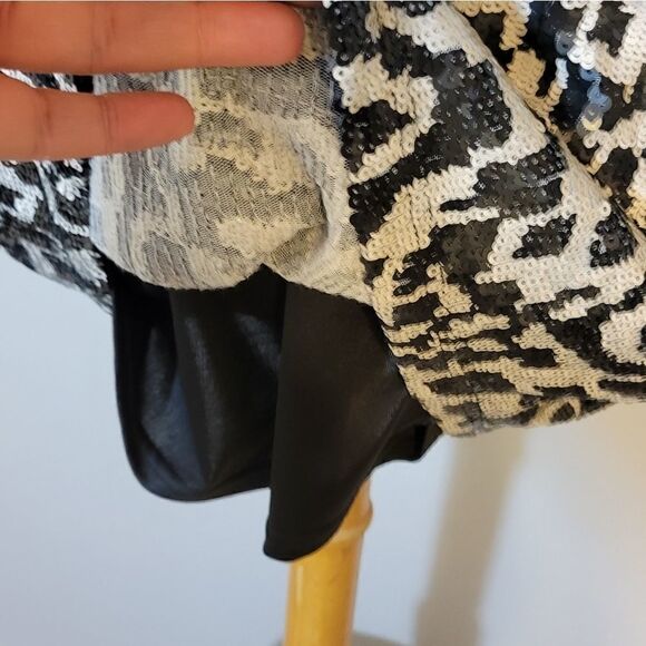 J.O.A. Los Angeles Sequin Jungle Dress Sz M - Picture 13 of 15